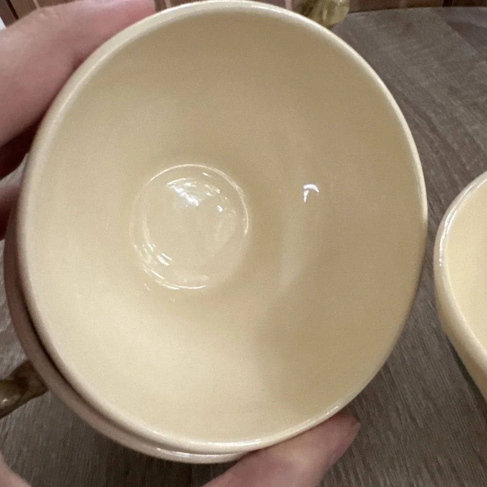Set Of 6 Vintage Franciscan Desert Rose Tea/Coffee Cups England